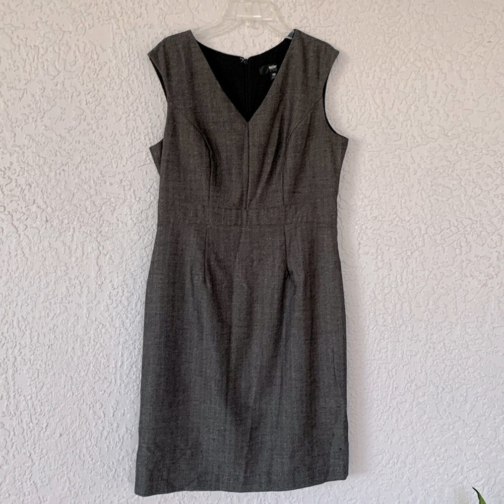 Mossimo stretch herringbone lined sheath dress size 10